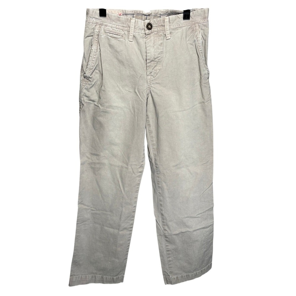 VTG American Eagle Outfitters Mens Khaki Chino Pants Tan Straight Leg‎ 28x30